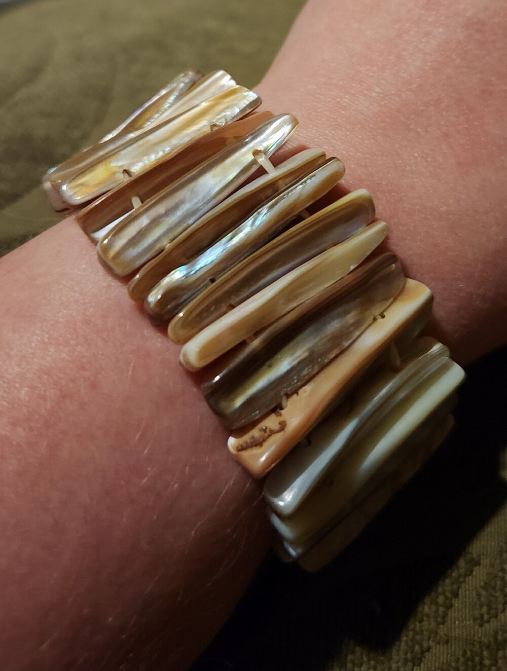Mother of Pearl Stretch Bracelet